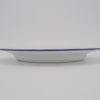 assiette gamelle tole emaillee blanche lisere bleu chine