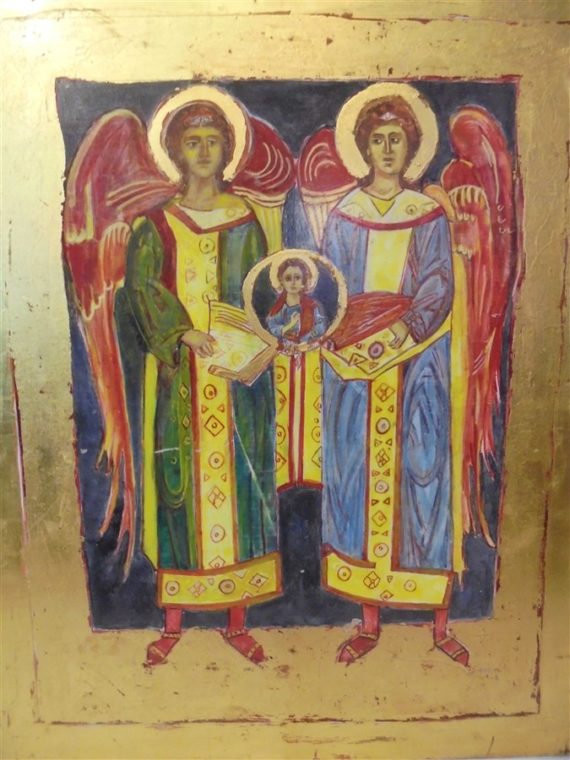 Peinture Concile des archanges Michel et Gabriel icones