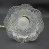 lampe baladeuse globe floral ancien verre ou cristal