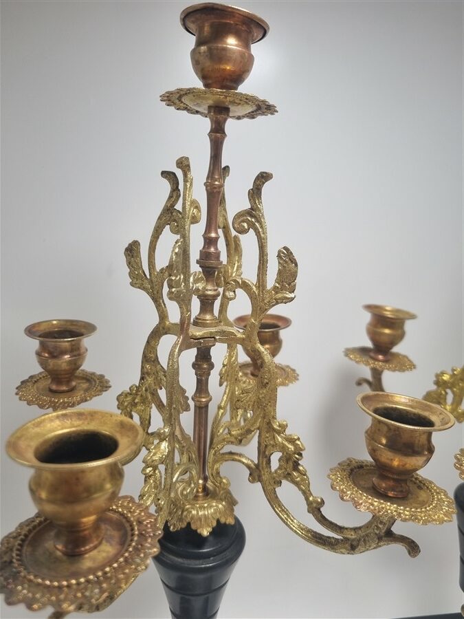 paire de chandeliers style napoleon III